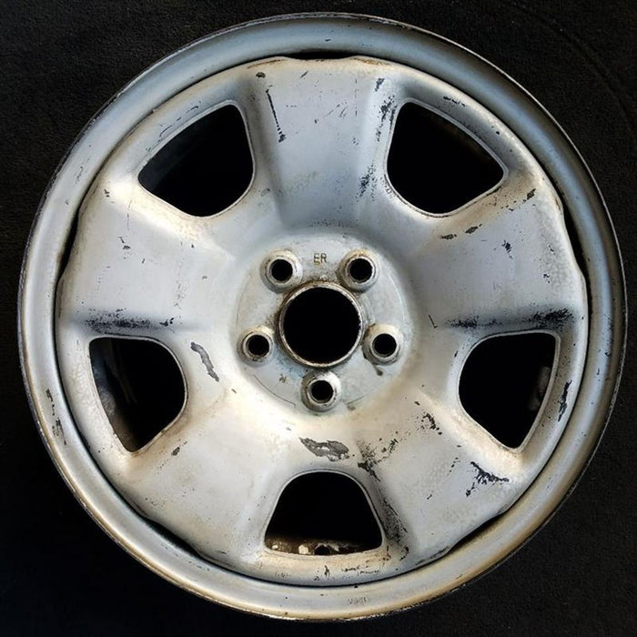 15" FORESTER 98-02 15x6, steel Original OEM Wheel Rim - Front View