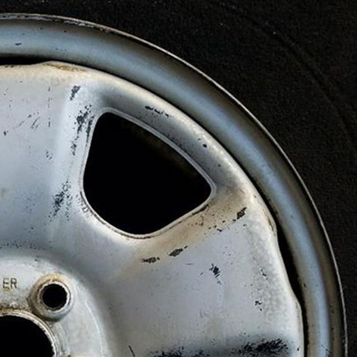 15" FORESTER 98-02 15x6, steel Original OEM Wheel Rim - Close-Up Detail