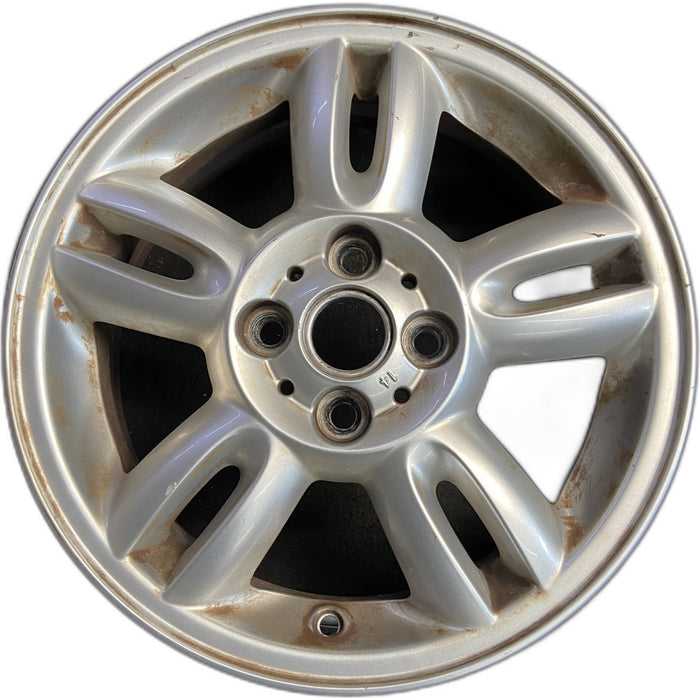 15" CLUBMAN 11-14 15x5.5, alloy, 5 twin spoke Original OEM Wheel Rim - Front View