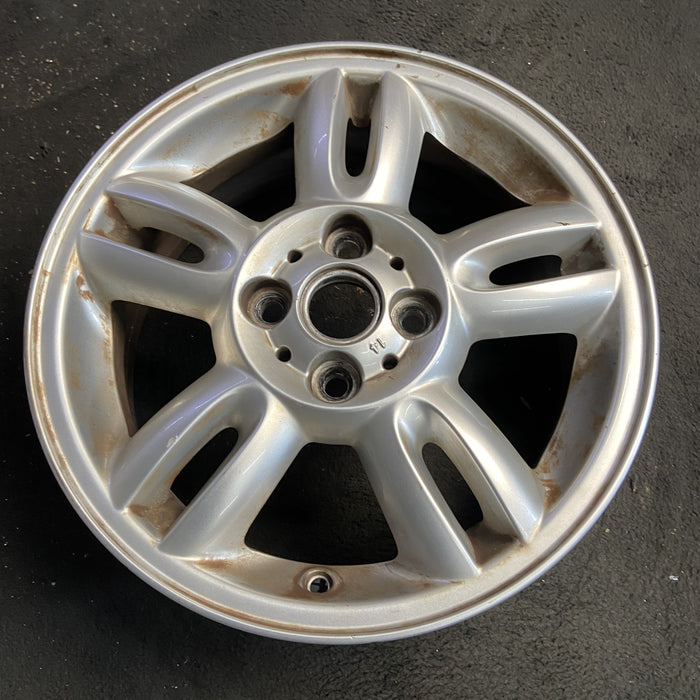 15" CLUBMAN 11-14 15x5.5, alloy, 5 twin spoke Original OEM Wheel Rim - Side Profile