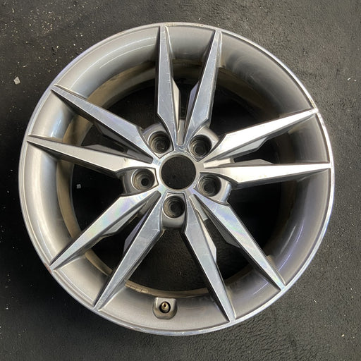 18" SONATA 15 18x7.5 exposed lug nuts Original OEM Wheel Rim - Front View