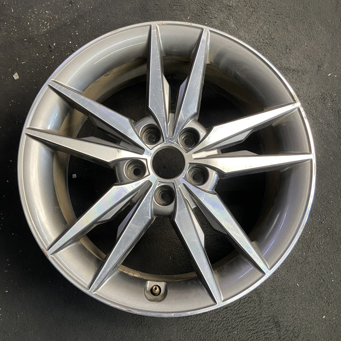 18" SONATA 15 18x7.5, exposed lug nuts, w/o Original OEM Wheel Rim - Angle View