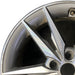 18" SONATA 15 18x7.5 exposed lug nuts Original OEM Wheel Rim - Angle View