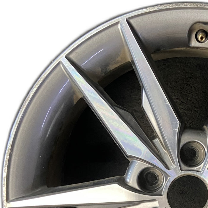 18" SONATA 15 18x7.5 exposed lug nuts Original OEM Wheel Rim - Angle View