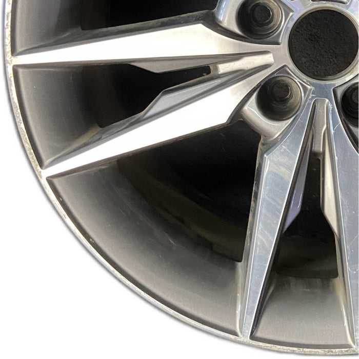 18" SONATA 15 18x7.5 exposed lug nuts Original OEM Wheel Rim - Back View