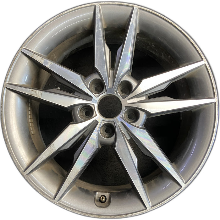 18" SONATA 15 18x7.5, exposed lug nuts, w/o Original OEM Wheel Rim - Front View
