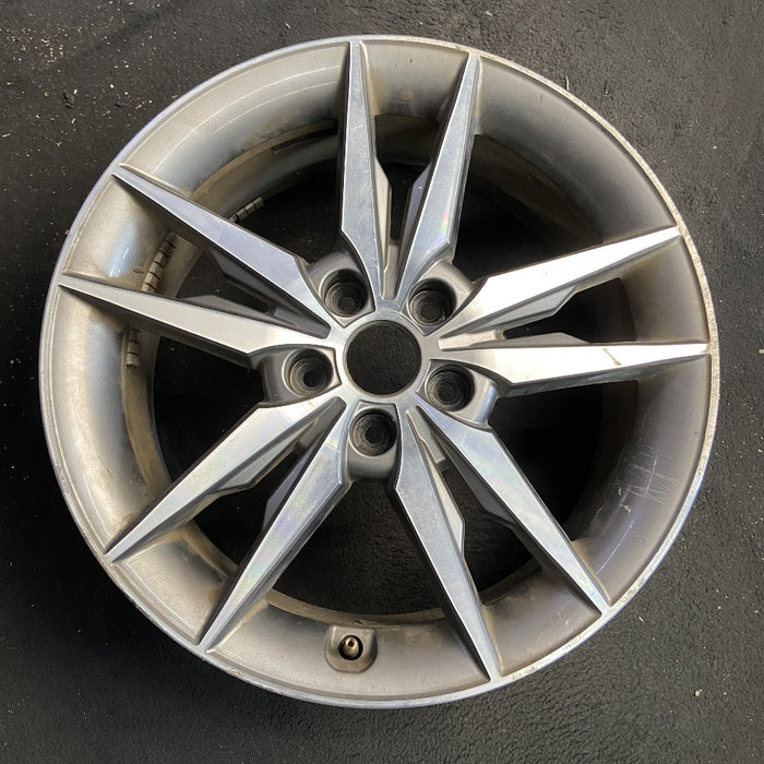 18" SONATA 15 18x7.5 exposed lug nuts Original OEM Wheel Rim - Front View