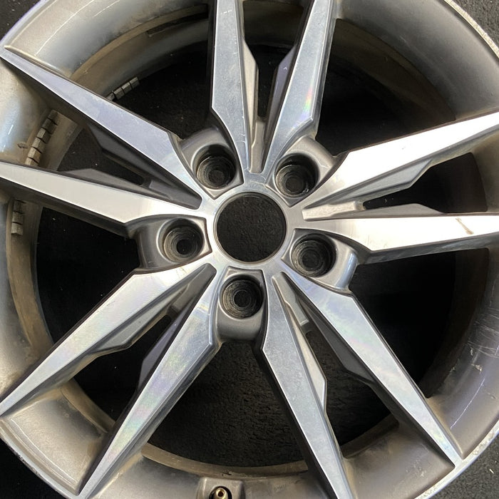 18" SONATA 15 18x7.5 exposed lug nuts Original OEM Wheel Rim - Angle View