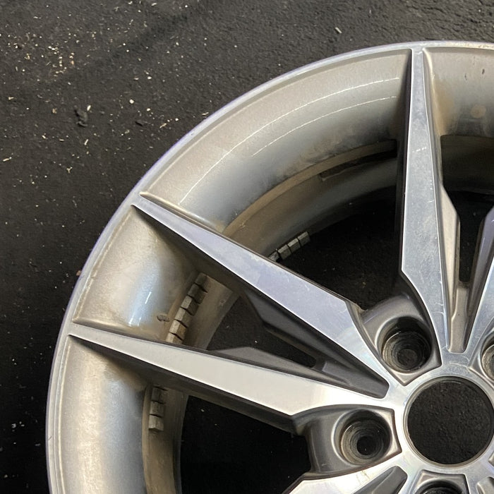 18" SONATA 15 18x7.5 exposed lug nuts Original OEM Wheel Rim - Side Profile