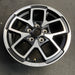17" GLADIATOR 24 , aluminum, open spoke, machined face with black pockets - Side Profile