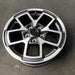 17" GLADIATOR 24 , aluminum, open spoke, machined face with black pockets - Close-Up Detail