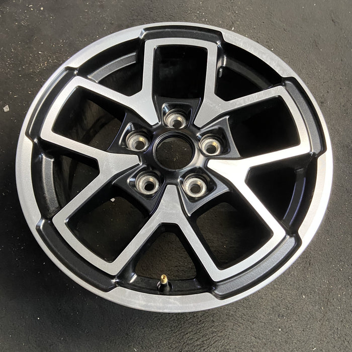 17" GLADIATOR 24 , aluminum, open spoke, machined face with black pockets - Side Profile