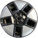 18" SANTA FE 24-25 hybrid, 18x7.5 Original OEM Wheel Rim - Front View