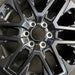 20" SEQUOIA 23-25 20x8 open spoke 6 spoke matte black Original OEM Wheel Rim - Angle View