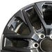 20" SEQUOIA 23-25 20x8 open spoke 6 spoke matte black Original OEM Wheel Rim - Angle View