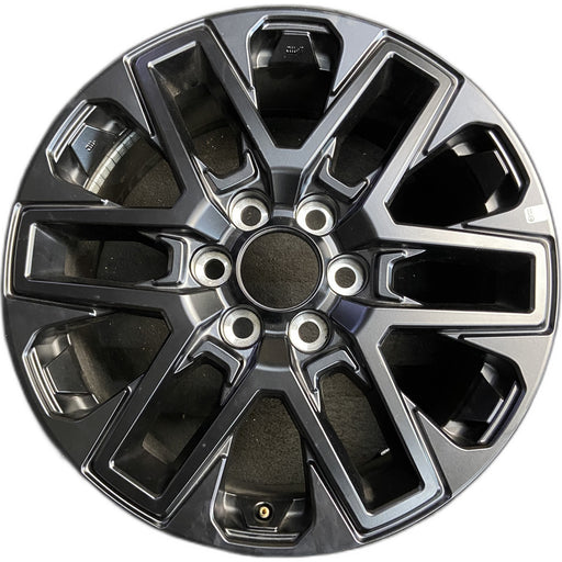 20" SEQUOIA 23-25 20x8, open spoke , matte black Original OEM Wheel Rim - Front View