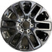20" SEQUOIA 23-25 20x8, open spoke , matte black Original OEM Wheel Rim - Front View
