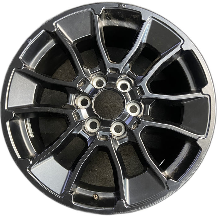 20" SEQUOIA 24-25 20x8.5, 6 Y spoke, black Original OEM Wheel Rim - Front View
