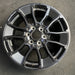 20" SEQUOIA 24-25 20x8.5, 6 Y spoke, black Original OEM Wheel Rim - Angle View