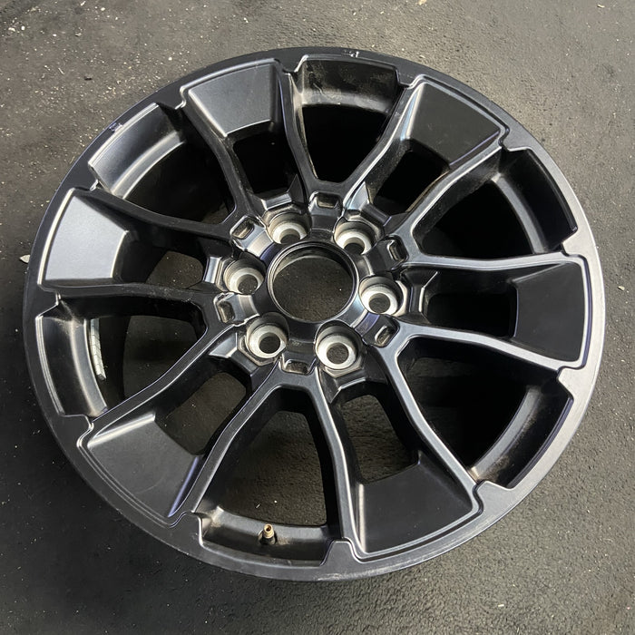 20" SEQUOIA 24-25 20x8.5, 6 Y spoke, black Original OEM Wheel Rim - Side Profile