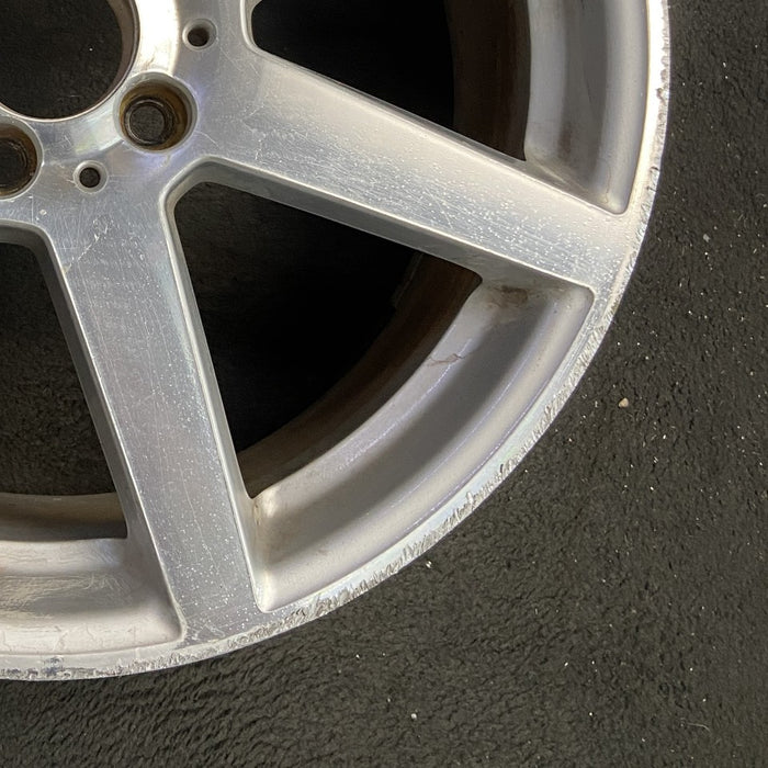 18" MERCEDES C-CLASS 12 204 Type; C250 18x8 7 spoke Original OEM Wheel Rim - Back View