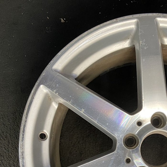 18" MERCEDES C-CLASS 12 204 Type; C250 18x8.5 7 spoke Original OEM Wheel Rim - Side Profile