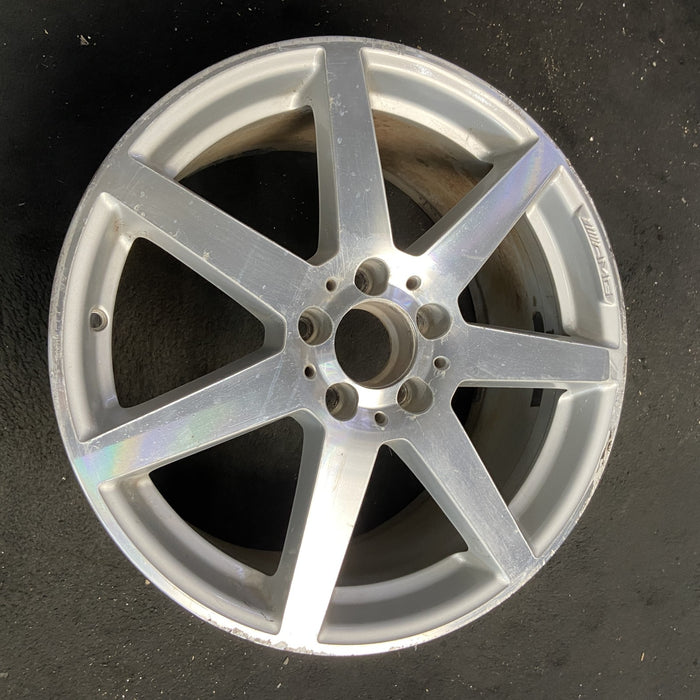 18" MERCEDES C-CLASS 12 204 Type; C250, 18x8.5, 7 spoke Original OEM Wheel Rim - Side Profile