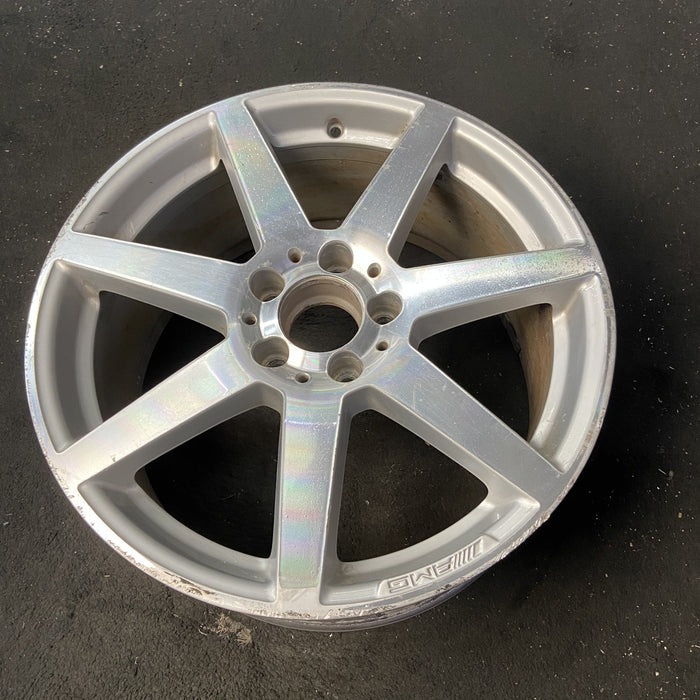 18" MERCEDES C-CLASS 12 204 Type; C250, 18x8.5, 7 spoke Original OEM Wheel Rim - Close-Up Detail