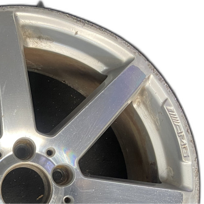 18" MERCEDES C-CLASS 12 204 Type; C250 18x8 7 spoke Original OEM Wheel Rim - Side Profile