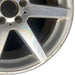 18" MERCEDES C-CLASS 12 204 Type; C250 18x8 7 spoke Original OEM Wheel Rim - Close-Up Detail