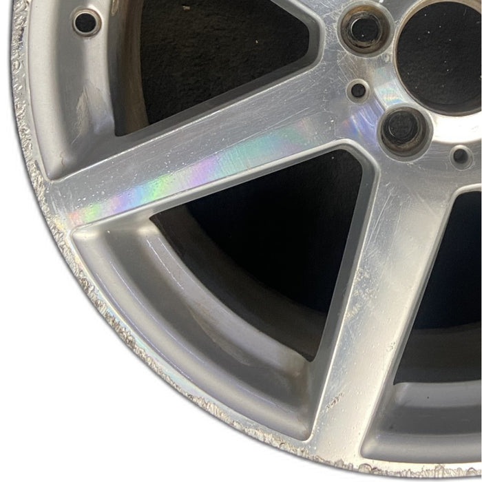 18" MERCEDES C-CLASS 12 204 Type; C250 18x8 7 spoke Original OEM Wheel Rim - Back View