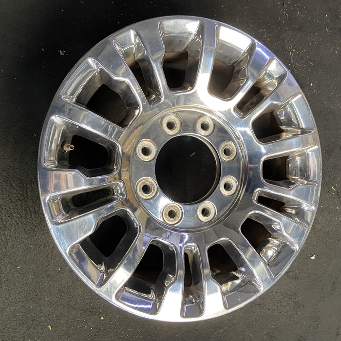 18" FORD F250SD PICKUP 20-22 18x8, aluminum, 15 spoke Original OEM Wheel Rim - Side Profile