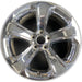 18" CHARGER 11-13 18x7.5, 5 spoke, chrome clad Original OEM Wheel Rim - Front View