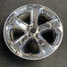 18" CHARGER 11-13 18x7.5, 5 spoke, chrome clad Original OEM Wheel Rim - Side Profile