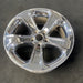 18" CHARGER 11-13 18x7.5, 5 spoke, chrome clad Original OEM Wheel Rim - Close-Up Detail
