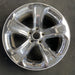 18" CHARGER 11-13 18x7.5, 5 spoke, chrome clad Original OEM Wheel Rim - Angle View
