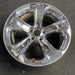 18" CHARGER 11-13 18x7.5, 5 spoke, chrome clad Original OEM Wheel Rim - Side Profile