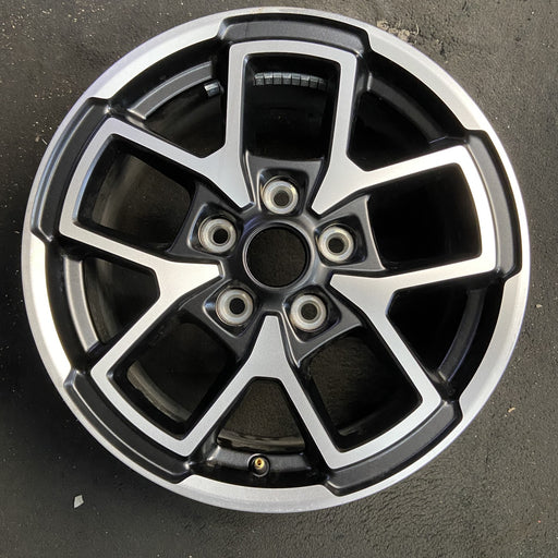 17" GLADIATOR 24 , aluminum, open spoke, machined face with black pockets - Angle View