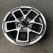 17" GLADIATOR 24 , aluminum, open spoke, machined face with black pockets - Close-Up Detail