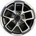 17" GLADIATOR 24 , aluminum, open spoke, machined face with black pockets - Front View