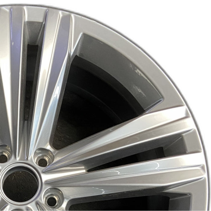 20" ATLAS 18-20 20x8 alloy 5 spoke double spoke Original OEM Wheel Rim - Side Profile
