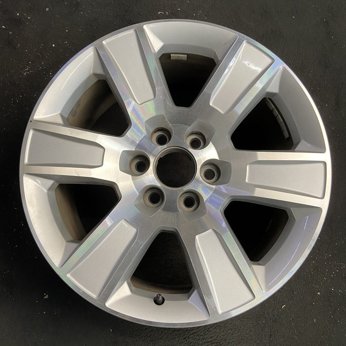 20" SIERRA 1500 PICKUP 14 20x9, , single Original OEM Wheel Rim - Angle View