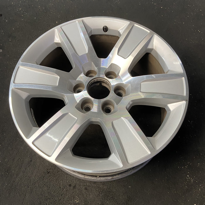 20" SIERRA 1500 PICKUP 14 20x9, , single Original OEM Wheel Rim - Close-Up Detail