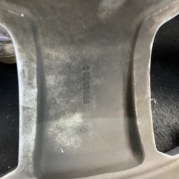 20" SIERRA 1500 PICKUP 14 20x9, , single Original OEM Wheel Rim - Back View