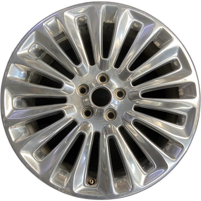 19" MKZ 13-16 19x8 , 18 spoke Original OEM Wheel Rim - Front View