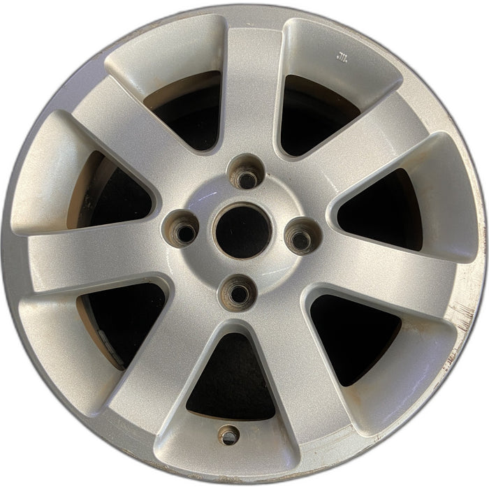 16" SENTRA 09 16x6.5, alloy Original OEM Wheel Rim - Front View