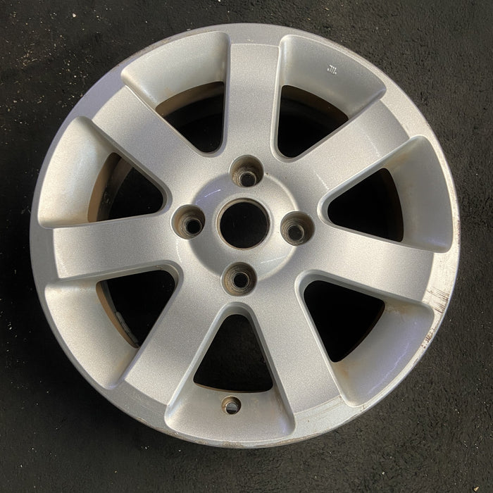 16" SENTRA 09 16x6.5, alloy Original OEM Wheel Rim - Angle View