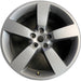 20" DEFENDER 20-25 20x8.5 5 spoke straight spoke gray Original OEM Wheel Rim - Front View