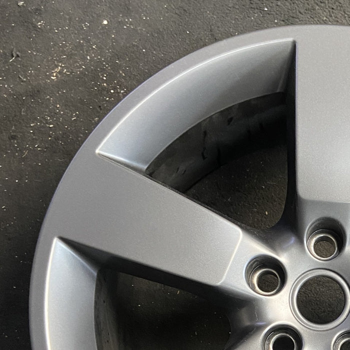 20" DEFENDER 20-25 20x8.5 5 spoke straight spoke gray Original OEM Wheel Rim - Side Profile