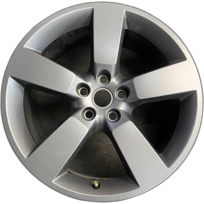 20" DEFENDER 20-25 20x8.5 5 spoke straight spoke gray Original OEM Wheel Rim - Front View